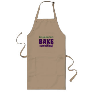 Delantal Largo "BAKE something!" Apron
