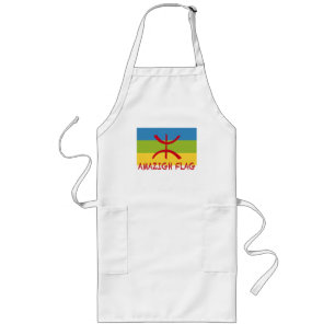 Delantal Largo Bandera amazigh - bandera bereber-Drapeau Amazigh