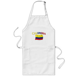 Delantal Largo Bandera colombiana 2