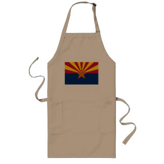 Delantal Largo Bandera de Arizona, Estados Unidos El Estado Del C