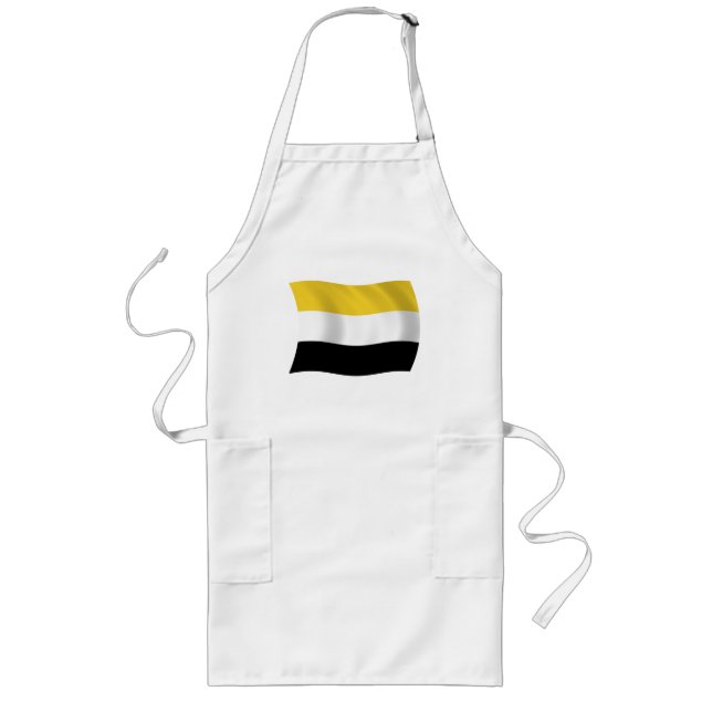 Delantal Largo Bandera de Garifuna Apron (Frente)