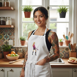 Delantal Largo Barbie Long Apron