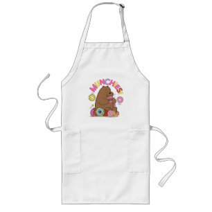 Delantal Largo ¡Bare Bears - Grizz Donut Munchies!