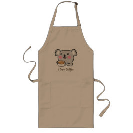 Delantal Largo barista koala