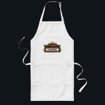 Delantal Largo Barista más grande del mundo<br><div class="desc">El camisetas, la ropa y los regalos más grandes de Barista del mundo son regalos ideales del reconocimiento del trabajo del empleo además de los regalos para todas las ocasiones. Este diseño único de la carpa muestra el empleo y la profesión rodeados por las luces de neón y las estrellas....</div>