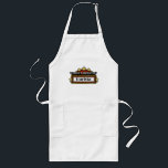 Delantal Largo Barista más grande del mundo<br><div class="desc">El camisetas, la ropa y los regalos más grandes de Barista del mundo son regalos ideales del reconocimiento del trabajo del empleo además de los regalos para todas las ocasiones. Este diseño único de la carpa muestra el empleo y la profesión rodeados por las luces de neón y las estrellas....</div>