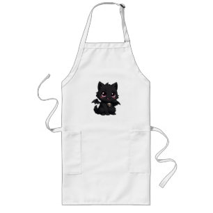 Delantal Largo - "Bat Cat Blaze"