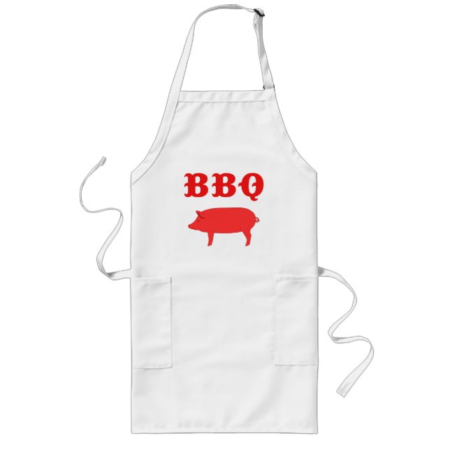 Delantal Largo BBQ Pig Apron (Frente)