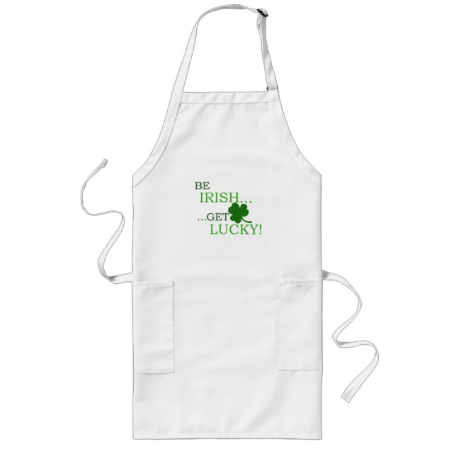 Delantal Largo Be Irish Get Lucky Apron (Frente)
