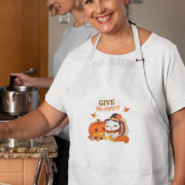 Delantal Largo Bebé Turquía y calabaza celebrando el día de Acció