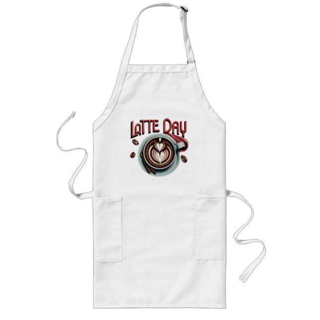 Delantal Largo Bebidas de Café (Frente)