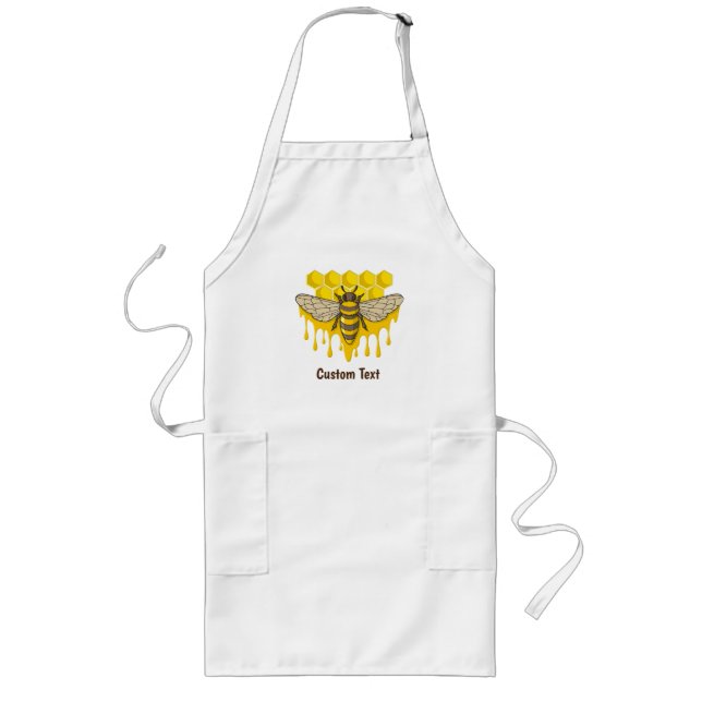 Delantal Largo Bee Hive Honey (Frente)