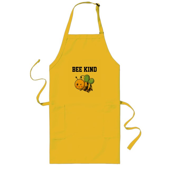 Delantal Largo Bee Kind Apron (Frente)
