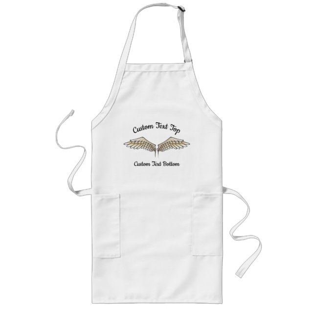 Delantal Largo Beige Wings Apron (Frente)