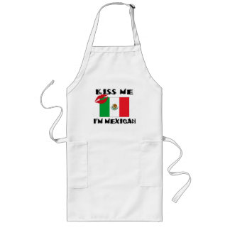 Delantal Largo Béseme que soy mexicano