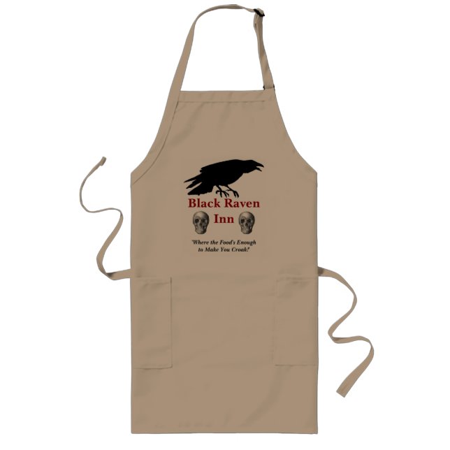 Delantal Largo Black Raven Inn Apron (Frente)