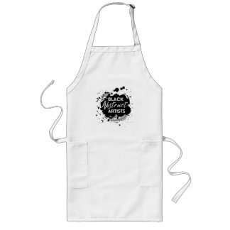 Delantal Largo BlackAbstractArtists Apron Smock
