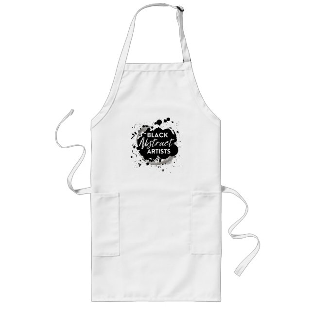 Delantal Largo BlackAbstractArtists Apron Smock (Frente)