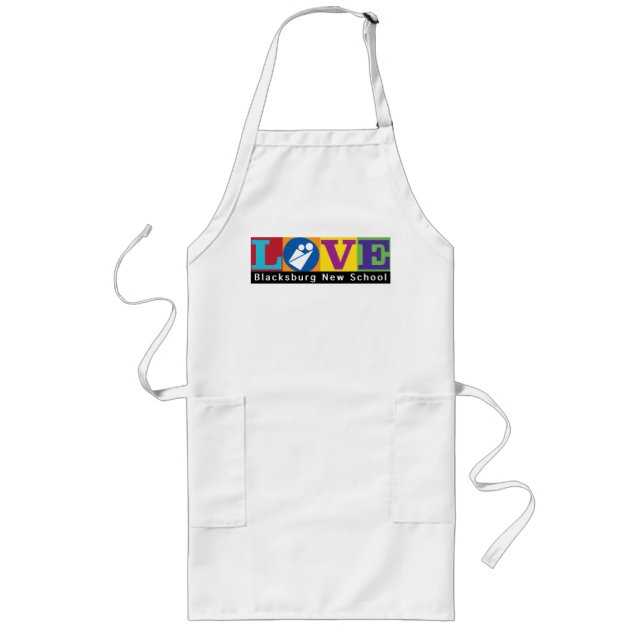 Delantal Largo Blacksburg New School Long Apron (Frente)