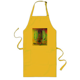 Delantal Largo Bloc de notas Wine Lover