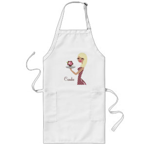 Delantal Largo Blonde ondulado de Cutie el   de la magdalena