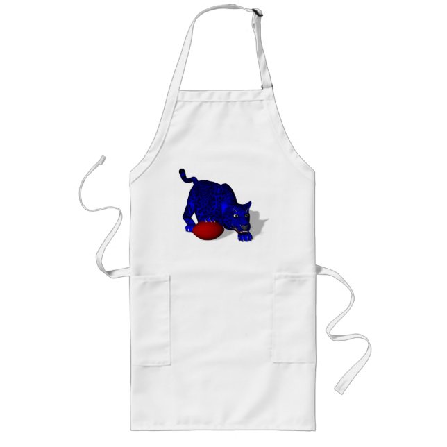Delantal Largo Blue Panther (Frente)