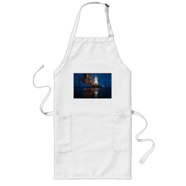 Delantal Largo Blue Sky for Space Shuttle Atlantis Launch (Frente)
