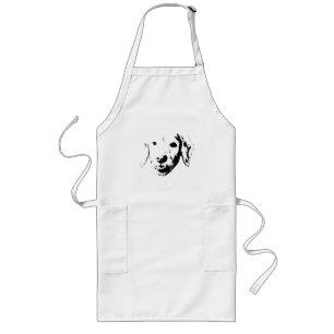 Delantal Largo Boceto de comodidad de cachorro