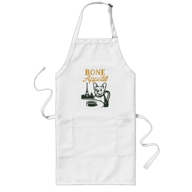 Delantal Largo Bone Appétit Frenchie Apron (Frente)