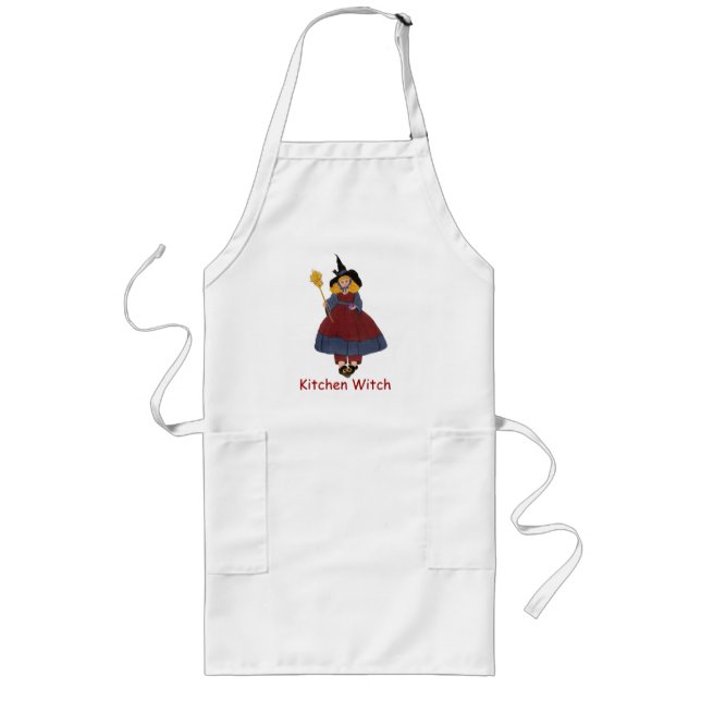 Delantal Largo Bruja de la cocina (Frente)