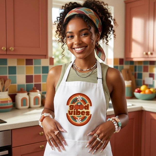 Delantal Largo Buenas Vibraciones (Subido por el creador)