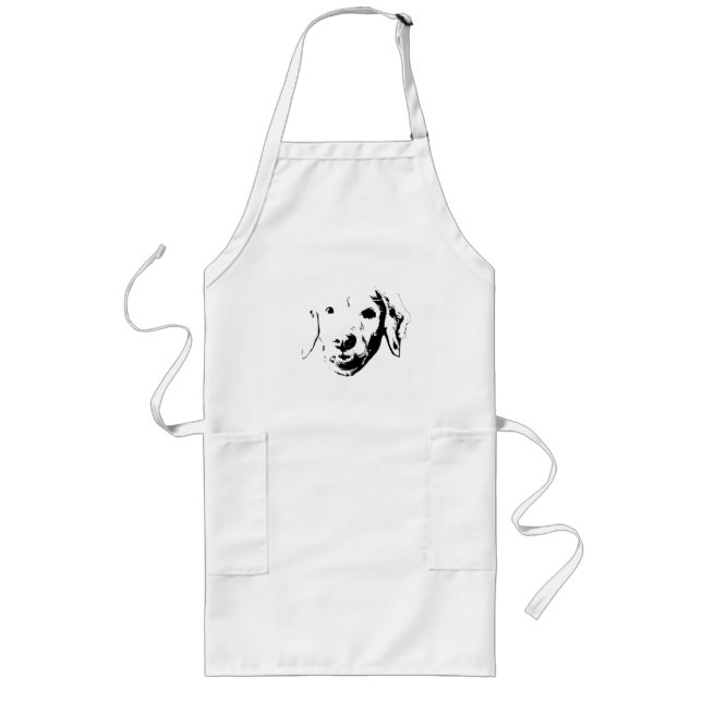 Delantal Largo Cachorro Cómic de Cocina (Frente)