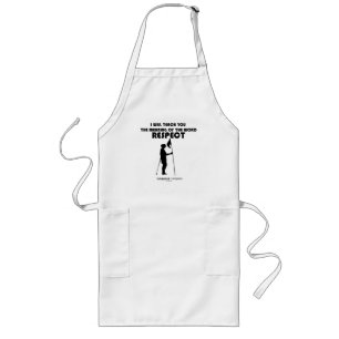 Delantal Largo Caddyshack   Te Enseñaré El Significado De La W