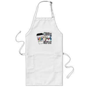 Delantal Largo Café, Teach, Repetir