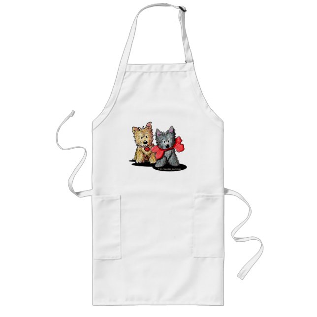Delantal Largo Cairn Terrier Duo Apron (Frente)