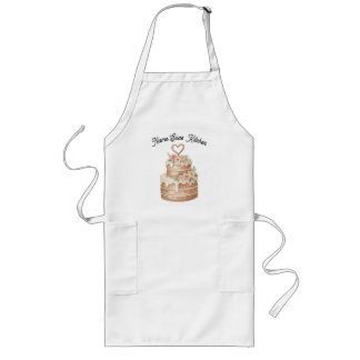 Delantal Largo Cake Apron - Custom Name Baker Gift