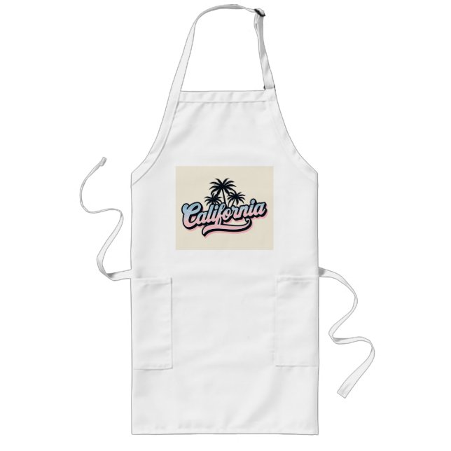 Delantal Largo California Cocina Apron - Cocina de la Costa Oeste (Frente)