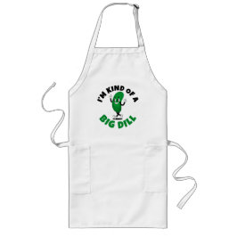 Delantal Largo Camiseta básica de mujer con gran chiste de pepino