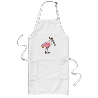 Delantal Largo Camiseta Cute Roseate Spoonbill