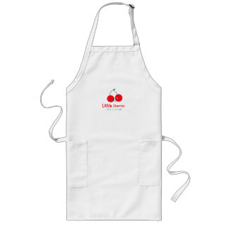 Delantal Largo Camiseta de amigos de las cerezas rojas