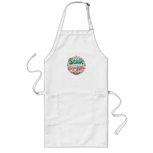 Delantal Largo Camiseta de animales lindos para acosar y abrazar