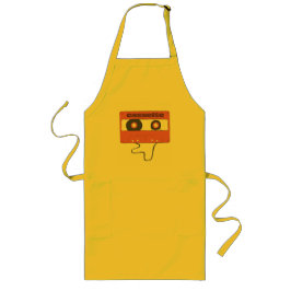 Delantal Largo Camiseta de cinta de casete