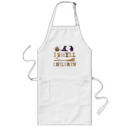 Delantal Largo Camiseta de Halloween para Dama de la Comida 'Huel