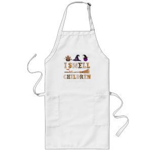 Delantal Largo Camiseta de Halloween para Dama de la Comida 'Huel