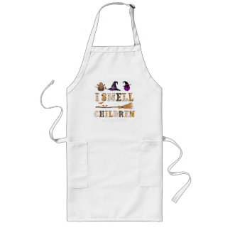 Delantal Largo Camiseta de Halloween para Dama de la Comida 'Huel