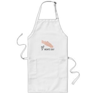 Delantal Largo Camiseta del día de mamá