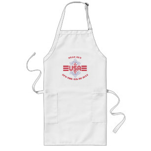 Delantal Largo Camiseta Mantén el estilo es 4 de julio