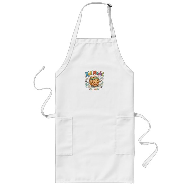 Delantal Largo Camiseta Roll Model (Frente)