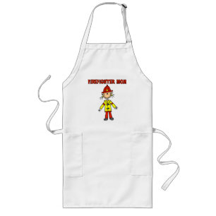 Delantal Largo Camisetas y regalos para mamá bombera