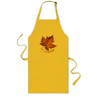 Delantal Largo Canadá Souvenir Apron Canada Maple Leaf Souvenir